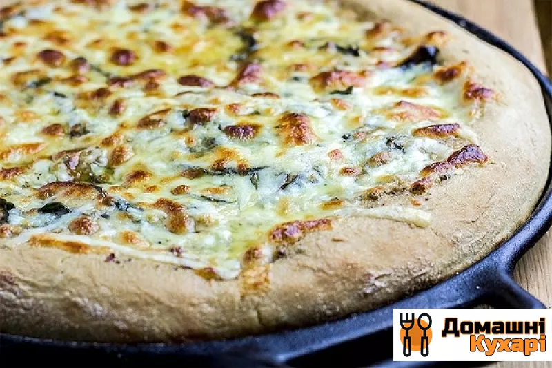 Сирна піца з часниковим маслом - фото крок 9