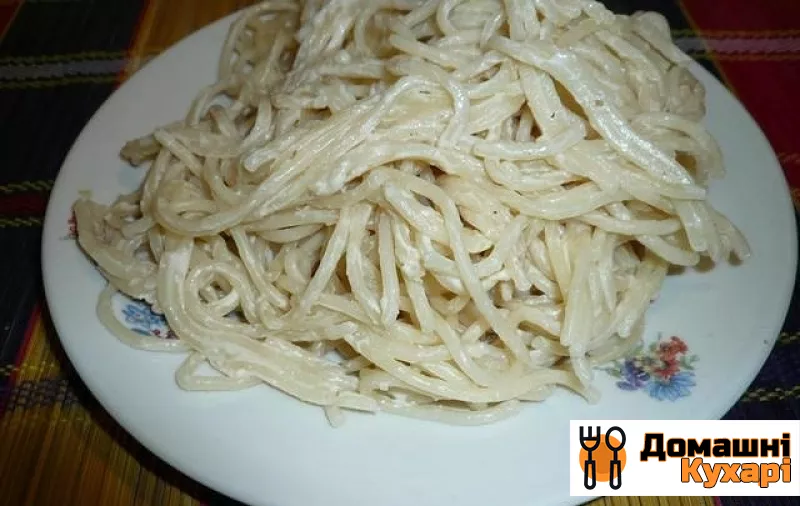 Сирний соус для спагетті - фото крок 5
