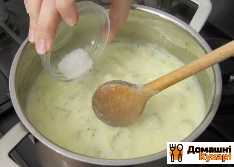 Сирний суп з галушками - фото крок 10