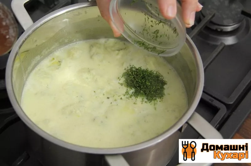 Сирний суп з галушками - фото крок 11