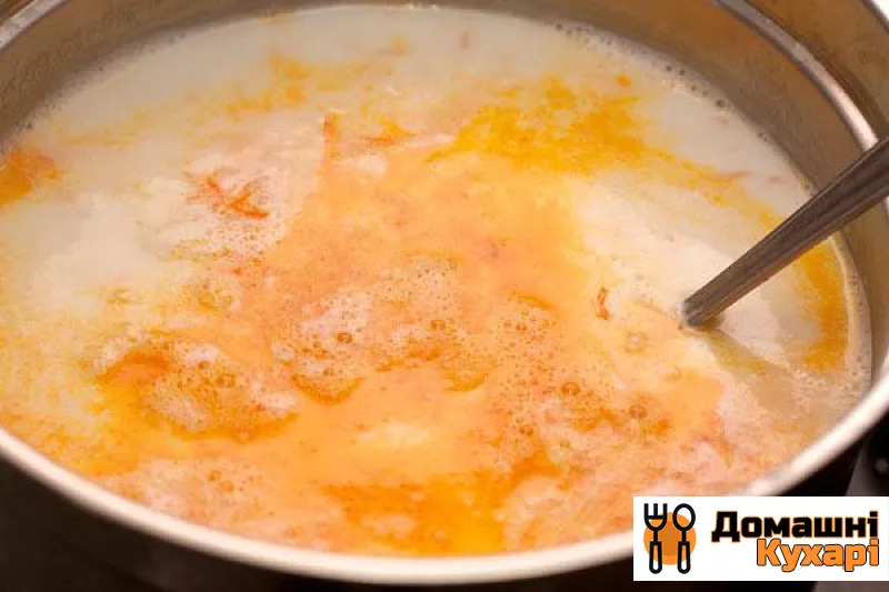 Сирний суп з креветками - фото крок 6