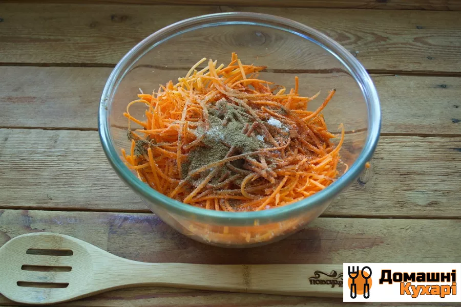 Сироедческая морквина по-корейськи - фото крок 2