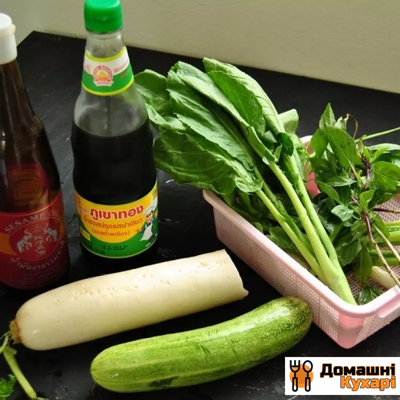 Тайський салат з дайконом - фото крок 1